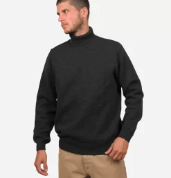 Pull Youri Col Roule Charcoal