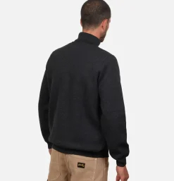 Pull Youri Col Roule Charcoal