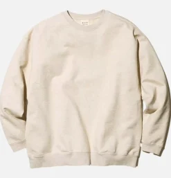 Recycled Cotton Crewneck Oatmeal