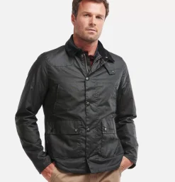 Reelin Wax Jacket Sage