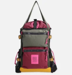 River Bag Olive Burgundy