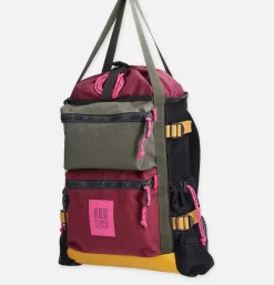 River Bag Olive Burgundy