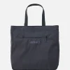 Shell Tote Bag Black Purple
