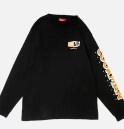 Tee Shirt Long Sleeve Skating Black