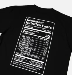 Tee Shirt Nutrition Facts Black