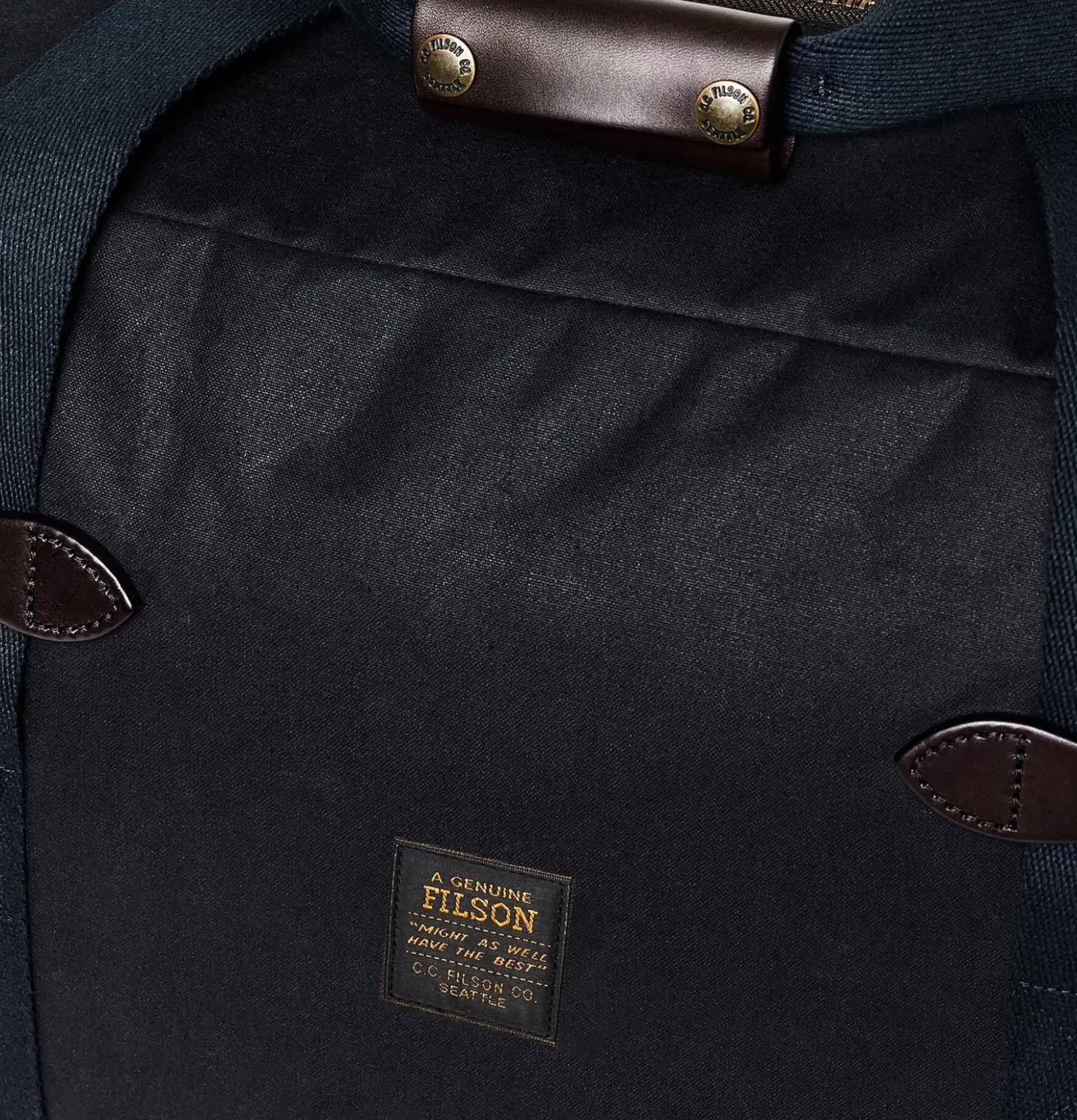 Tin Cloth Medium Duffle Bag Navy