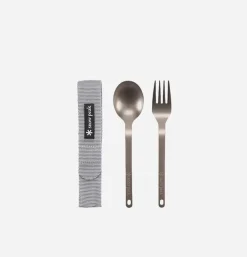 Titanium Fork And Spoon Set