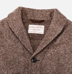 Veste Decatur Island En Laine Marron
