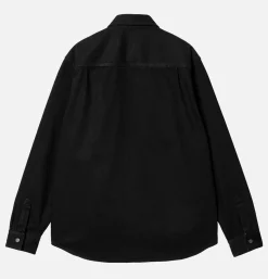 Veste Manny Shirt Black Rinsed