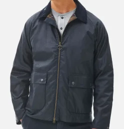 Veste Short Bedale Wax Navy