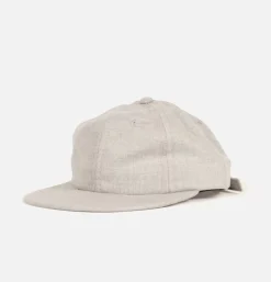 Wool Serge 6 Panel Cap Blue