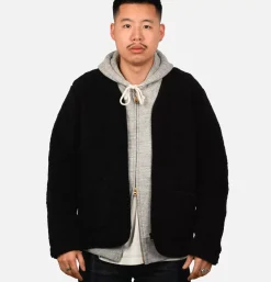 Zip Up Vee Cardigan Mole